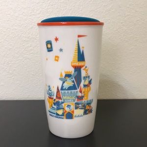 Disney Starbucks Ceramic Tumbler Magic Kingdom